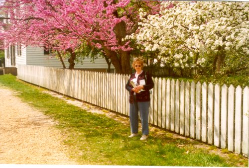 Mary at Colonial Williamsburg