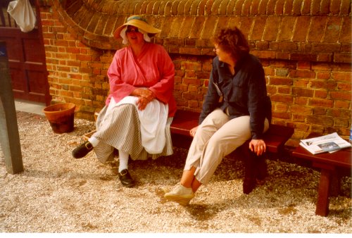 Mary at Colonial Williamsburg